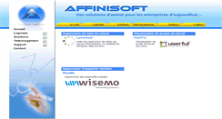 Desktop Screenshot of affinisoft.com